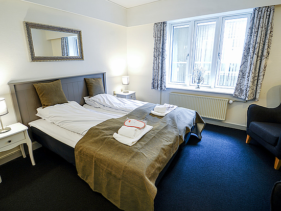 Dobbeltværelse på Dronninglund Hotel